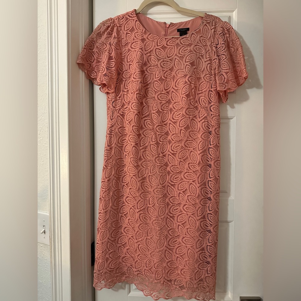 Ann Taylor Pink Lace Dress